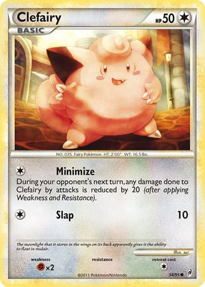 Pokemon TCG - Call of Legends - Clefairy - 54/95