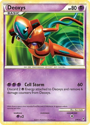 Pokemon TCG - Call of Legends - Deoxys - 2/95 - Reverse Holofoil