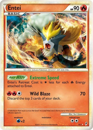 Pokemon TCG - Call of Legends - Entei - SL3 - Holofoil