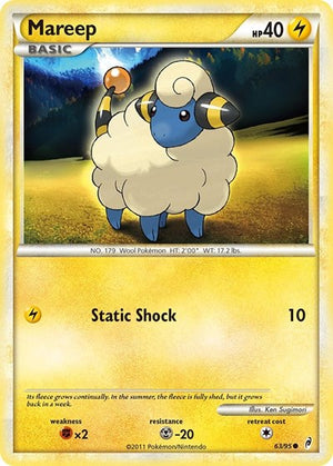 Pokemon TCG - Call of Legends - Mareep - 63/95 - Reverse Holofoil
