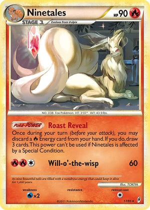 Pokemon TCG - Call of Legends - Ninetales - 17/95 - Reverse Holofoil