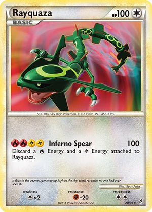 Pokemon TCG - Call of Legends - Rayquaza - 20/95 - Holofoil