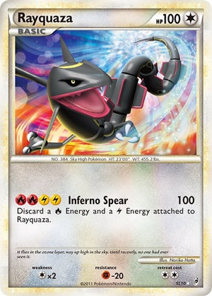 Pokemon TCG - Call of Legends - Rayquaza - SL10 - Holofoil