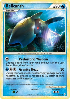 Pokemon TCG - Call of Legends - Relicanth - 69/95