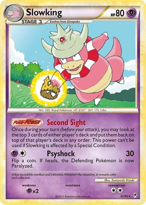 Pokemon TCG - Call of Legends - Slowking - 32/95 - Reverse Holofoil