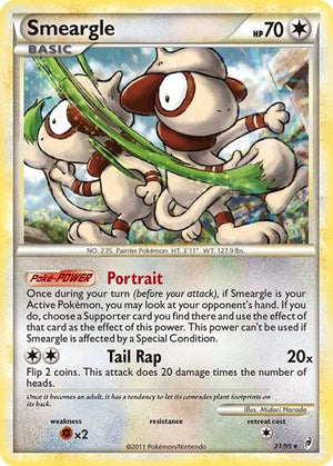 Pokemon TCG - Call of Legends - Smeargle - 21/95 - Holofoil