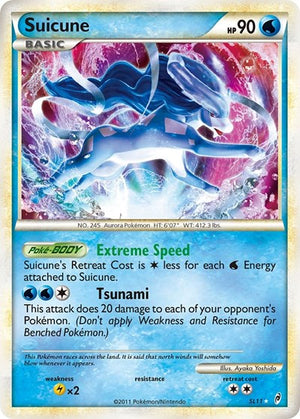 Pokemon TCG - Call of Legends - Suicune - SL11 - Holofoil