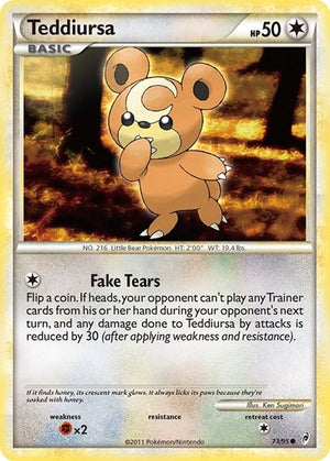 Pokemon TCG - Call of Legends - Teddiursa - 73/95