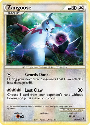 Pokemon TCG - Call of Legends - Zangoose - 39/95
