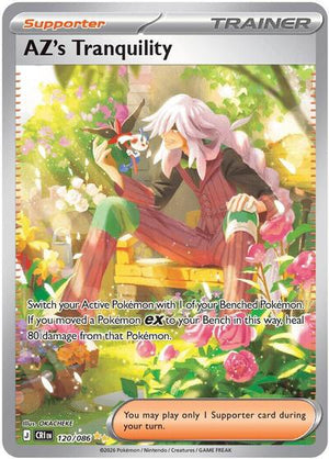 Pokemon TCG - ME04: Chaos Rising - AZ's Tranquility - 120/086 - Holofoil