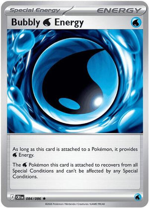 Pokemon TCG - ME04: Chaos Rising - Bubbly W Energy - 084/086 - Holofoil