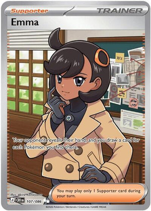 Pokemon TCG - ME04: Chaos Rising - Emma - 107/086 - Holofoil