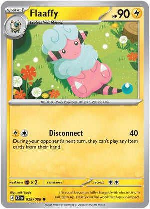 Pokemon TCG - ME04: Chaos Rising - Flaaffy - 028/086