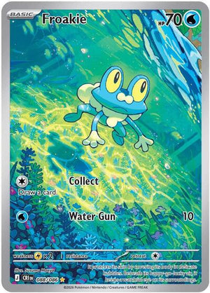 Pokemon TCG - ME04: Chaos Rising - Froakie - 088/086 - Holofoil