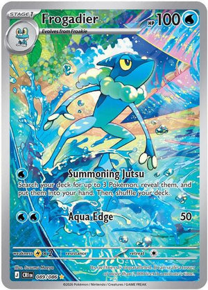 Pokemon TCG - ME04: Chaos Rising - Frogadier - 089/086 - Holofoil