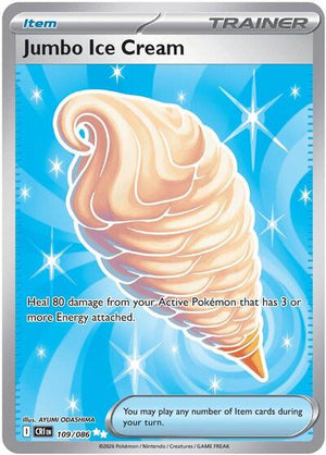 Pokemon TCG - ME04: Chaos Rising - Jumbo Ice Cream - 109/086 - Holofoil