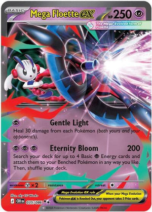 Pokemon TCG - ME04: Chaos Rising - Mega Floette ex - 035/086 - Holofoil