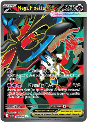 Pokemon TCG - ME04: Chaos Rising - Mega Floette ex - 101/086 - Holofoil