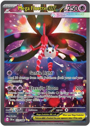 Pokemon TCG - ME04: Chaos Rising - Mega Floette ex - 117/086 - Holofoil