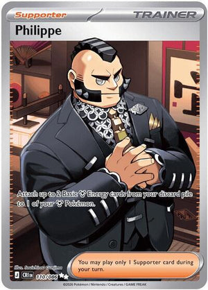 Pokemon TCG - ME04: Chaos Rising - Philippe - 110/086 - Holofoil