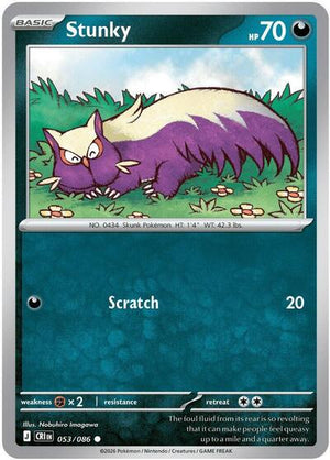 Pokemon TCG - ME04: Chaos Rising - Stunky - 053/086