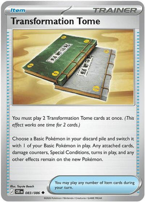 Pokemon TCG - ME04: Chaos Rising - Transformation Tome - 083/086