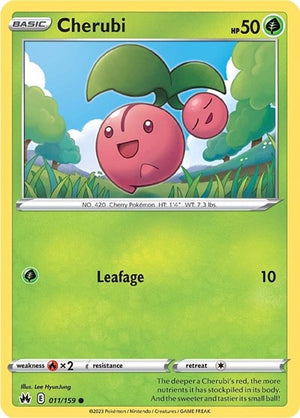 Pokemon TCG - Crown Zenith - Cherubi - 011/159