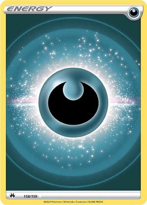 Pokemon TCG - Crown Zenith - Darkness Energy - 158/159 - Holofoil