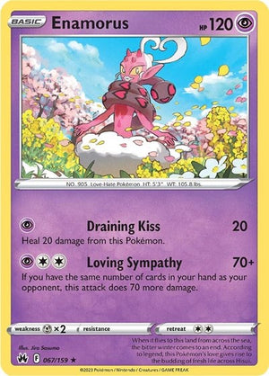 Pokemon TCG - Crown Zenith - Enamorus - 067/159 - Reverse Holofoil