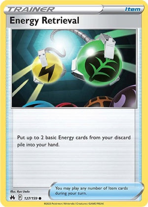 Pokemon TCG - Crown Zenith - Energy Retrieval - 127/159