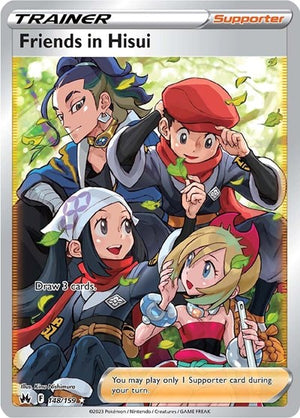 Pokemon TCG - Crown Zenith - Friends in Hisui - 148/159 - Holofoil