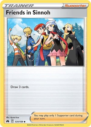 Pokemon TCG - Crown Zenith - Friends in Sinnoh - 131/159 - Reverse Holofoil