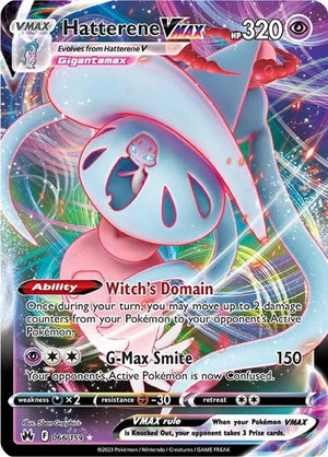 Pokemon TCG - Crown Zenith - Hatterene VMAX - 066/159 - Holofoil