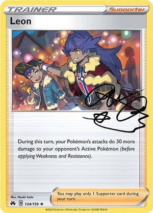 Pokemon TCG - Crown Zenith - Leon - 134/159 - Holofoil