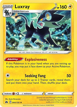 Pokemon TCG - Crown Zenith - Luxray - 044/159
