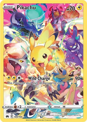 Pokemon TCG - Crown Zenith - Pikachu - 160/159 - Holofoil