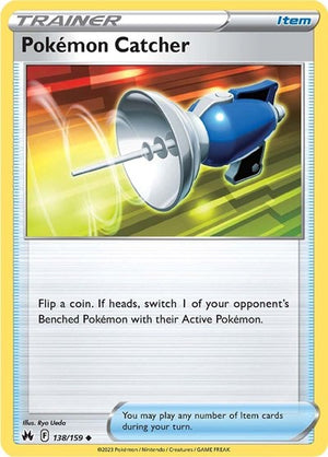 Pokemon TCG - Crown Zenith - Pokemon Catcher - 138/159 - Reverse Holofoil