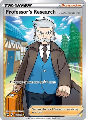 Pokemon TCG - Crown Zenith - Professor's Research - 150/159 - Holofoil