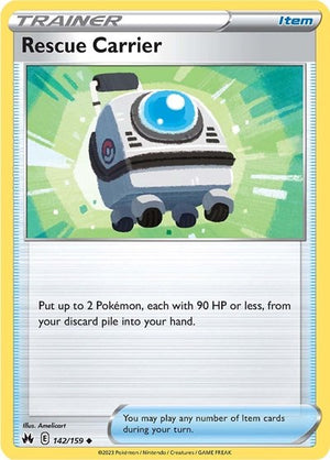 Pokemon TCG - Crown Zenith - Rescue Carrier - 142/159
