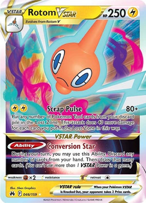 Pokemon TCG - Crown Zenith - Rotom VSTAR - 046/159 - Holofoil