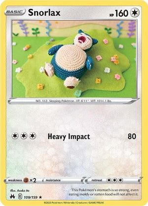 Pokemon TCG - Crown Zenith - Snorlax - 109/159