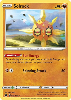 Pokemon TCG - Crown Zenith - Solrock - 069/159