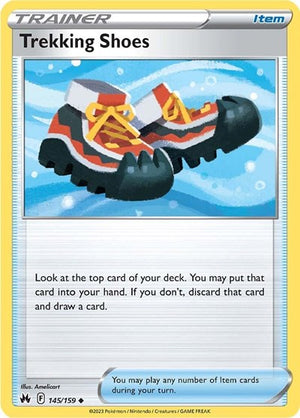Pokemon TCG - Crown Zenith - Trekking Shoes - 145/159 - Reverse Holofoil