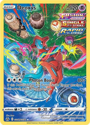 Pokemon TCG - SWSH12.5: Crown Zenith - Galarian Gallery - Deoxys - GG12/GG70 - Holofoil