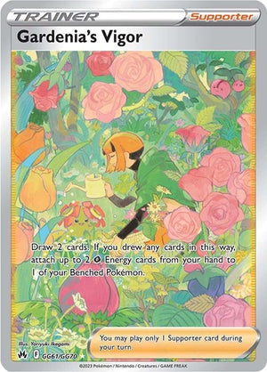Pokemon TCG - SWSH12.5: Crown Zenith - Galarian Gallery - Gardenia's Vigor - GG61/GG70 - Holofoil
