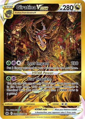 Pokemon TCG - SWSH12.5: Crown Zenith - Galarian Gallery - Giratina VSTAR - GG69/GG70 - Holofoil