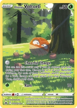 Pokemon TCG - SWSH12.5: Crown Zenith - Galarian Gallery - Hisuian Voltorb - GG01/GG70 - Holofoil