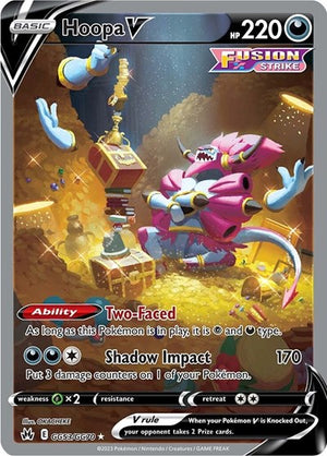 Pokemon TCG - SWSH12.5: Crown Zenith - Galarian Gallery - Hoopa V - GG53/GG70 - Holofoil