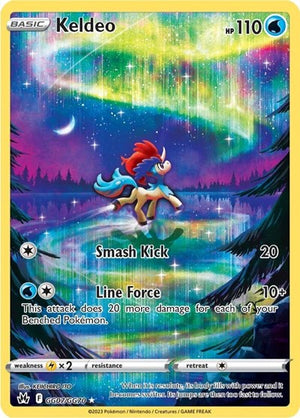 Pokemon TCG - SWSH12.5: Crown Zenith - Galarian Gallery - Keldeo - GG07/GG70 - Holofoil
