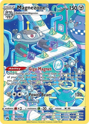 Pokemon TCG - SWSH12.5: Crown Zenith - Galarian Gallery - Magnezone - GG18/GG70 - Holofoil
